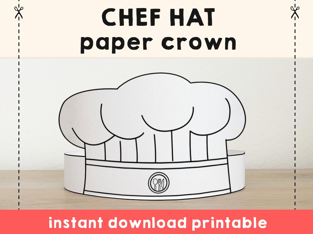 Chef sombrero cocinero papel corona restaurante fiesta para colorear imprimible niños artesanía comunidad traje cumpleaños imprimible favor DIY Descarga instantánea - Etsy México chef-sombrero-cocinero-papel-corona-restaurante-fiesta-para-colorear-imprimible-ni-os-artesan-a-comunidad-traje-cumplea-os-imprimible-favor-diy-descarga-instant-nea-etsy-m-xico