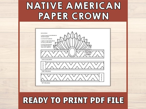 Indian Feather Template Printable