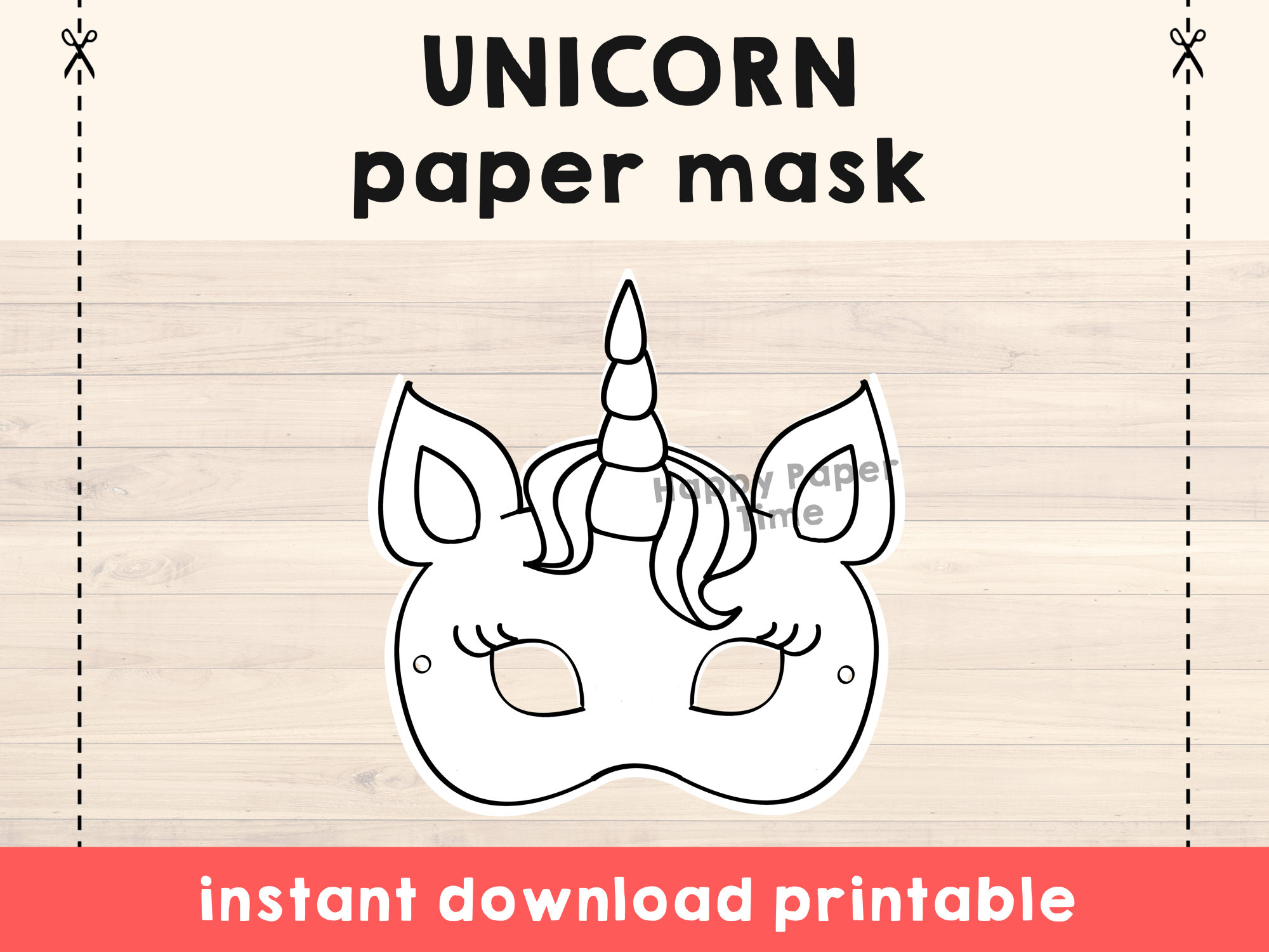 Baker Ross Ltd Unicorn Color In Masks, Arts And Crafts For - View #2