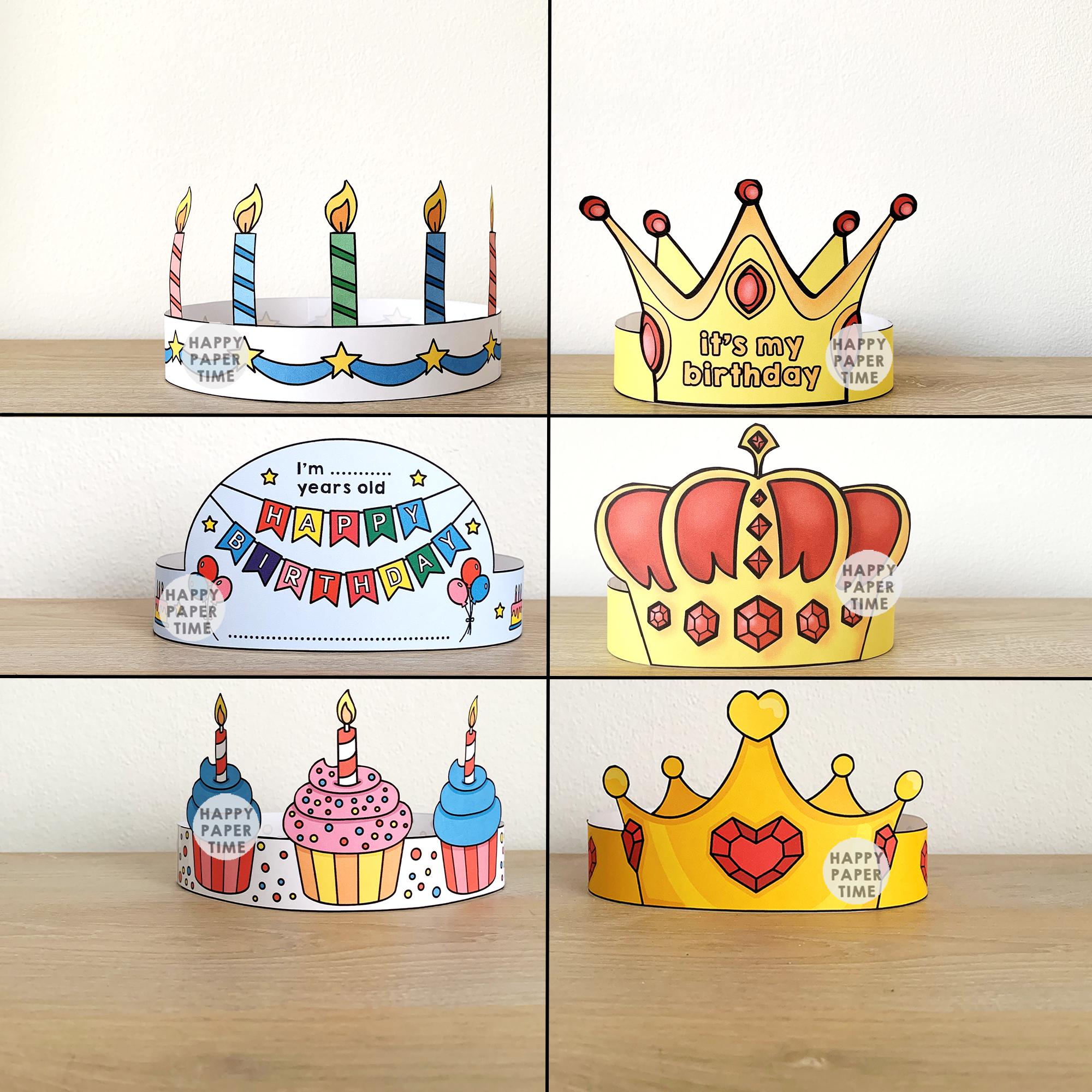 Anicy Couronne & Écharpe Anniversaire 7 Ans Fille – Décoration Joyeuse Pour Fête D’Anniversaire Princesse