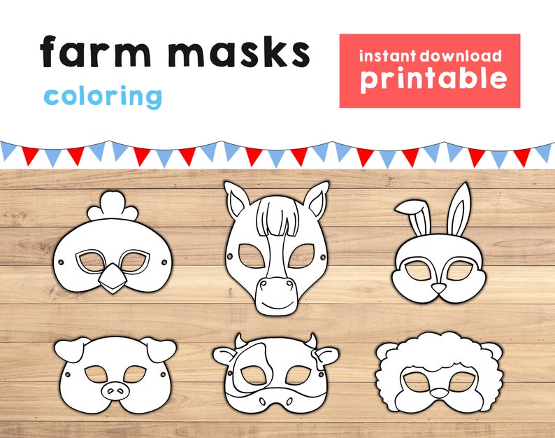 Rabbit Mask Pig Mask Animal Masks Horse Mask Printable Animal Bash Choose Farm Pets Social gathering Printable Small children Bash Game Immediate Obtain picture about Animal Masks Printable identify Rabbit Mask Pig Mask Animal Masks Horse Mask Printable Animal Celebration Desire Farm Pets Occasion Printable Little ones Occasion Video game Immediate Obtain