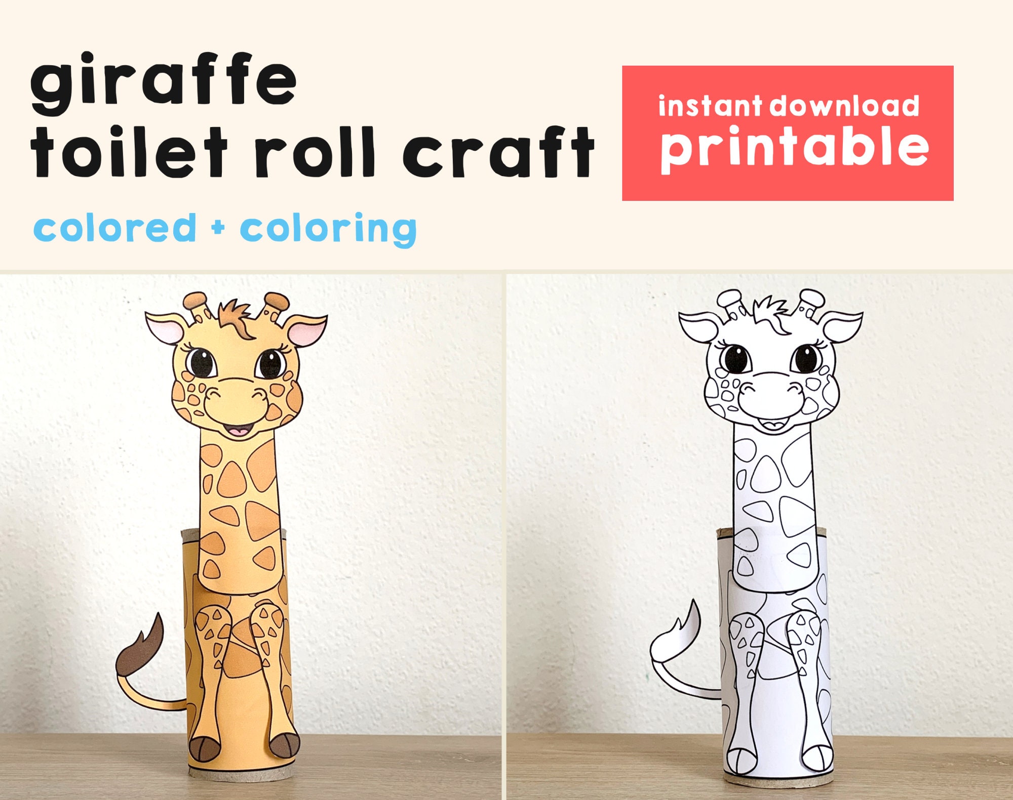 Giraffe Inspired Paper Towel Holder from Apollo Box