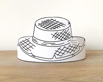 Pack De 12 Sombreros De Paja Para Pintar – Manualidades Infantiles, Fiestas De Cumpleaños Y Eventos De Verano