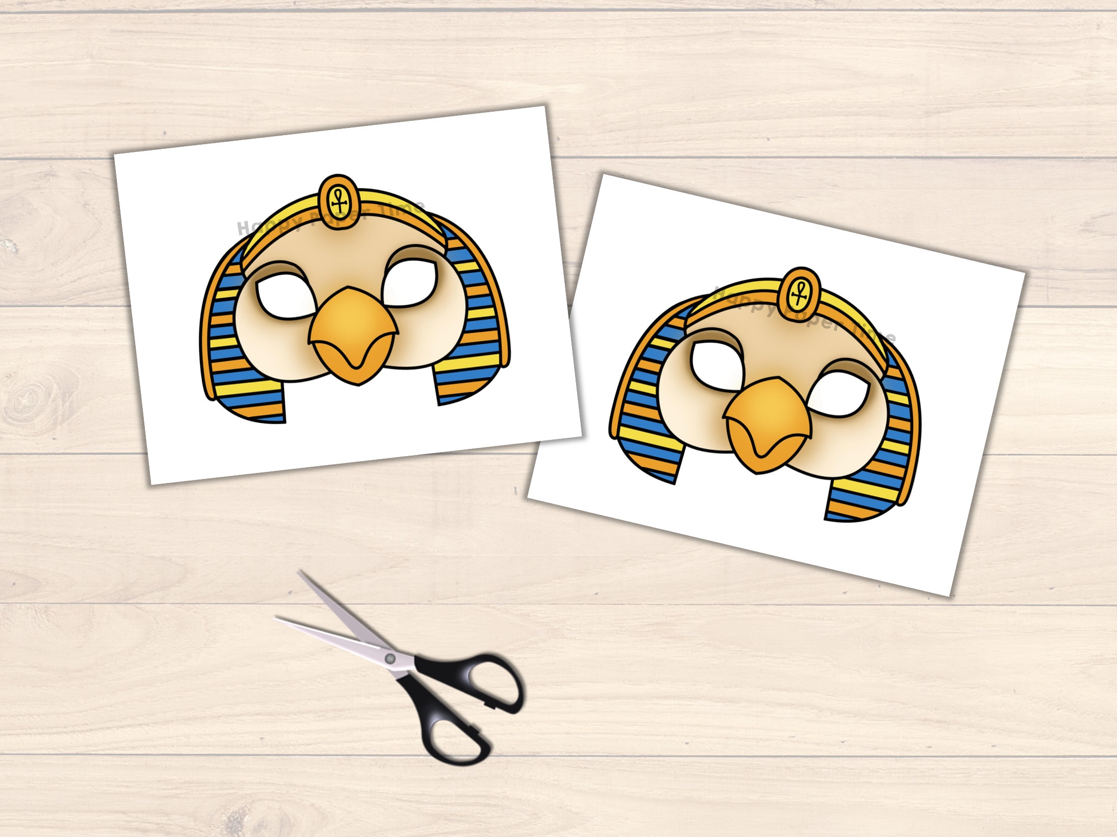 Horus Egypt God Mask Ancient Egypt Party Mask Template Costume - Etsy