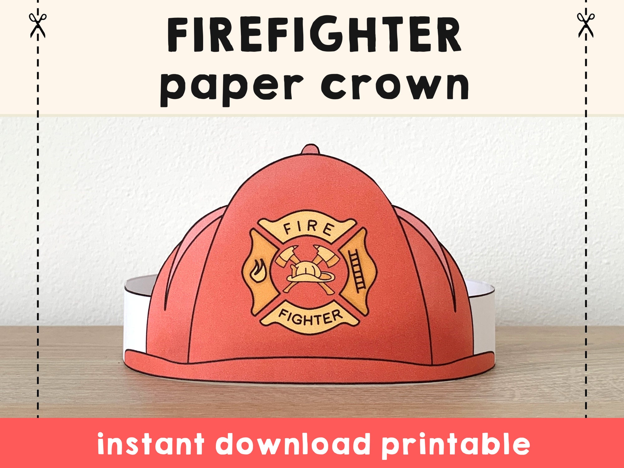 Fire Hat Printable Fire Hat Printable