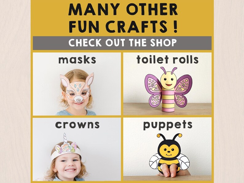 Pumpkin Paper Crown Headband Hat Craft Autumn Fall Thanksgiving Party Coloring Printable Kids Costume Favor Costume DIY - Instant Download image 7