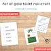 Pot of Gold Rainbow Toilet Paper Roll Craft Activity St. Patrick's Day ...