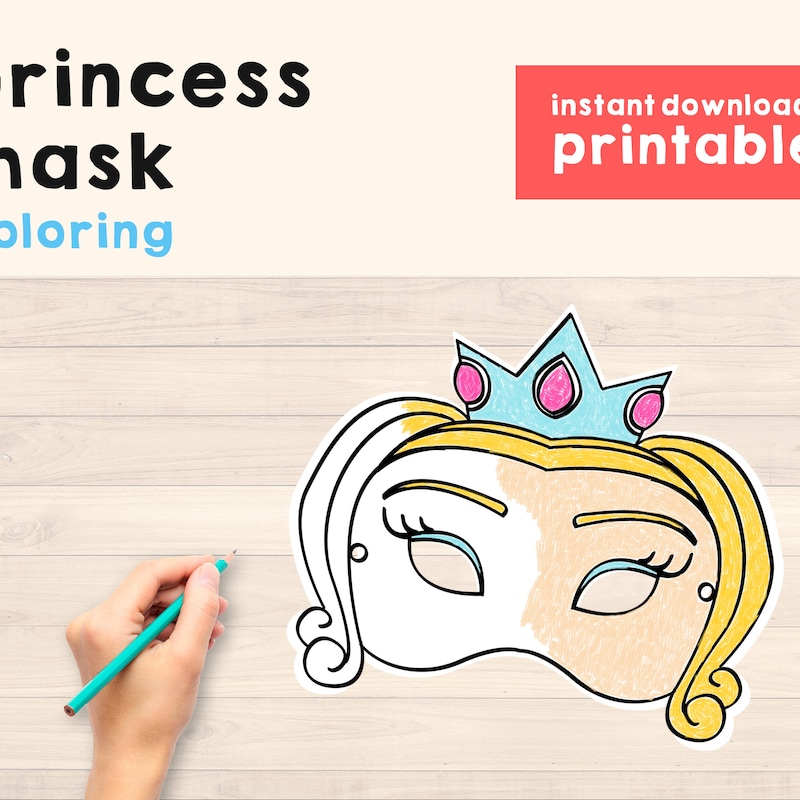 Princess Mask - Etsy