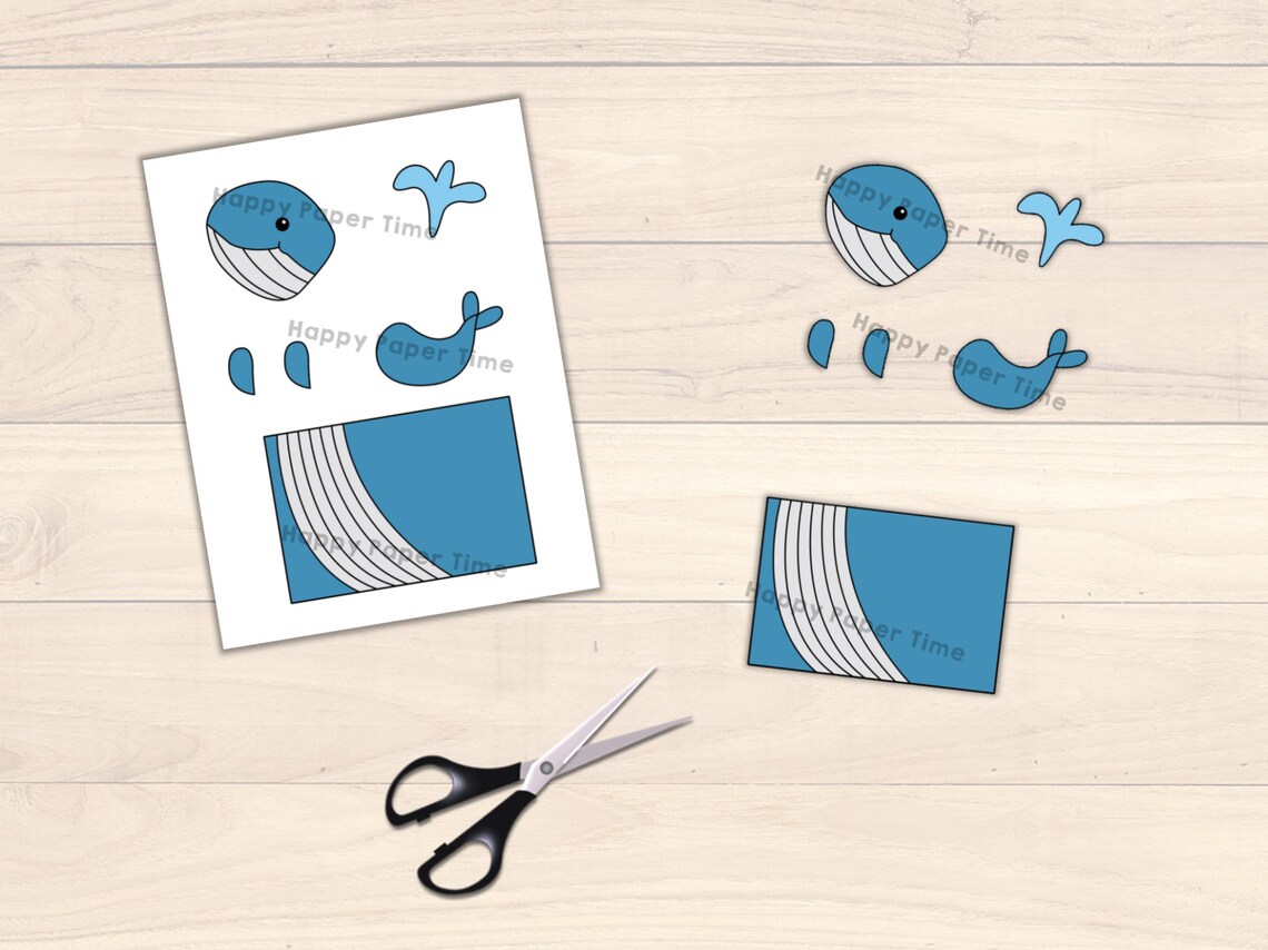 Whale Toilet Paper Roll Craft Ocean Animal Beach Sea Party Etsy
