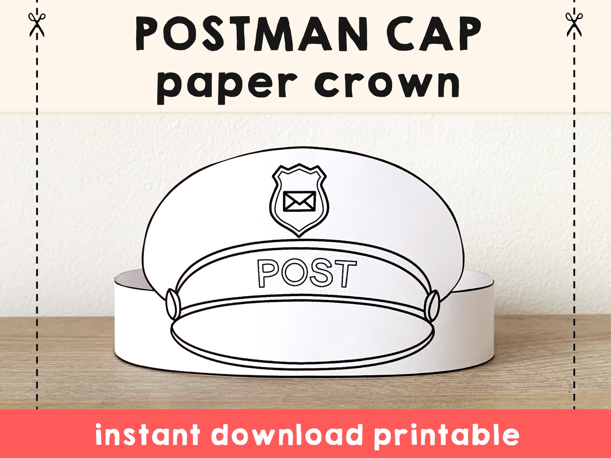 Mailman Hat Template