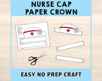 Paper Crafts How To Make A Paper Nurse Hat Nurse Cap Hat Paper