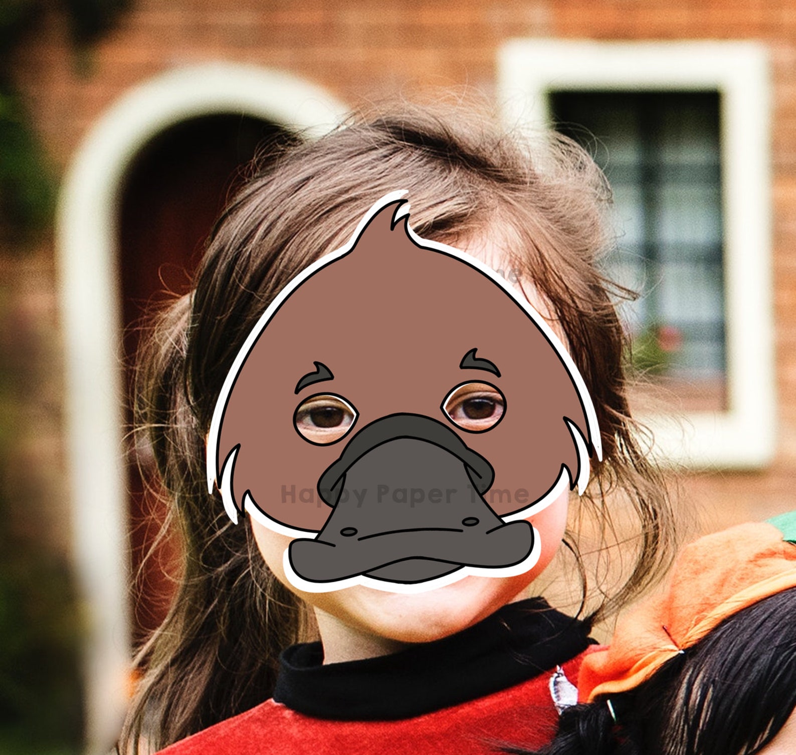 Platypus Mask Costume Animal Mask Printable Party Favor Safari - Etsy.de