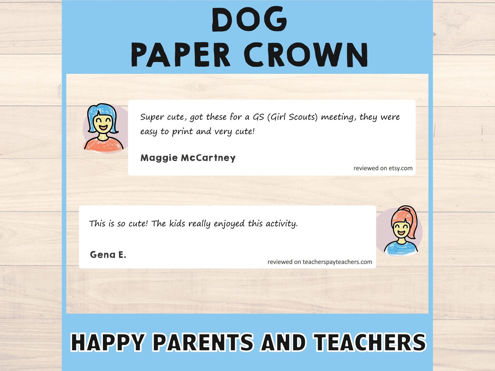 Dog Paper Crown Headband Pet Animal Coloring Printable Kids Craft Puppy ...