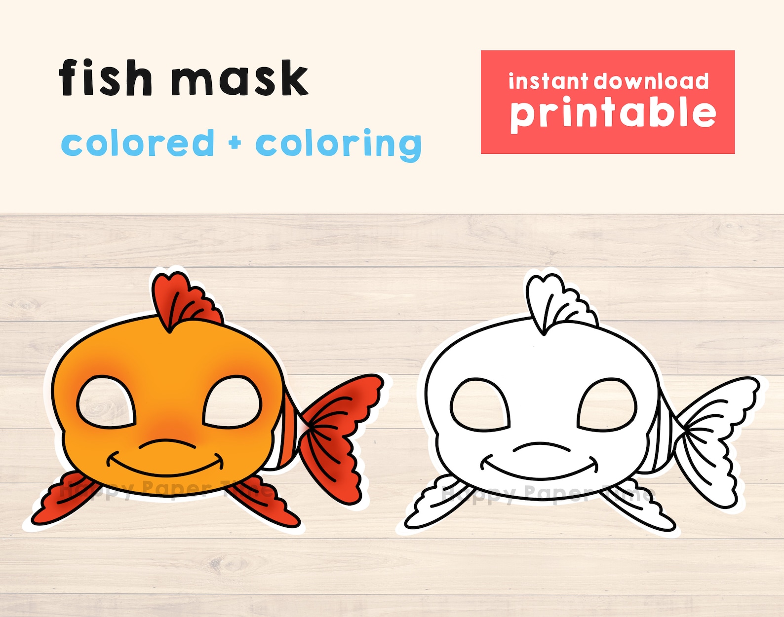 fish-mask-template-costume-kids-diy-ocean-sea-animal-party-fun-etsy