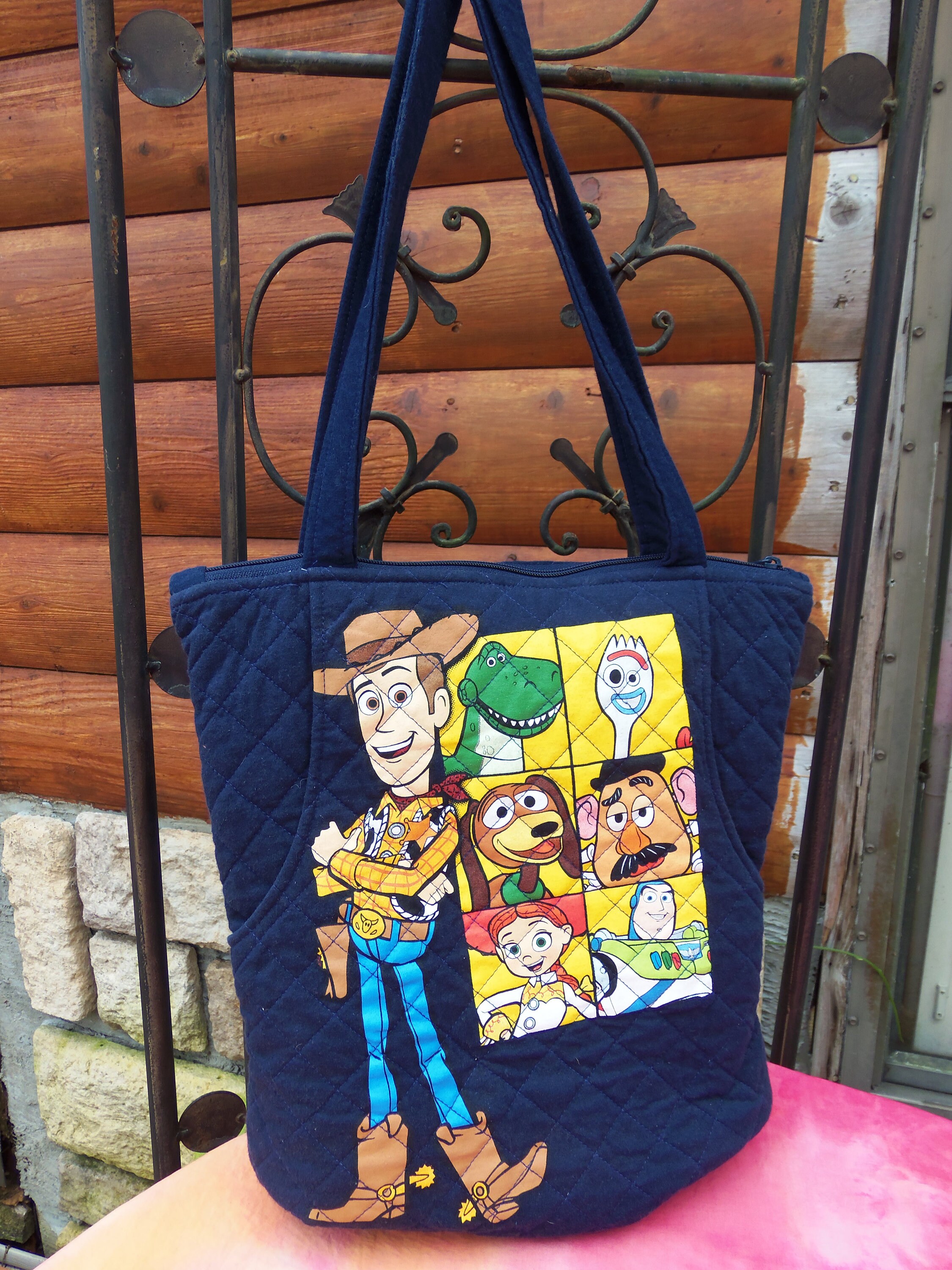 Toy Story 4 Quilted Shoulder/Tote Bag Etsy