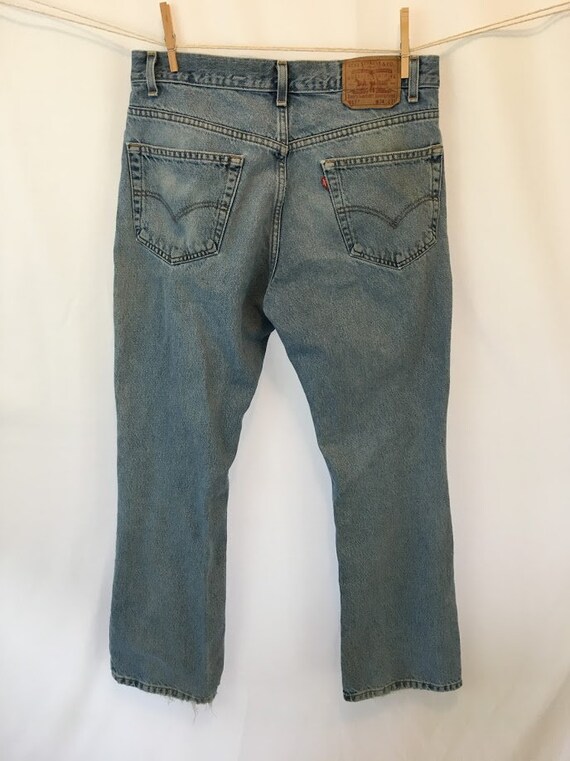 Distressed Vintage 1990s 517 Boyfriend High Waist