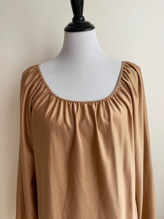 70s Oscar de la Renta Peasant Blouse - image 3