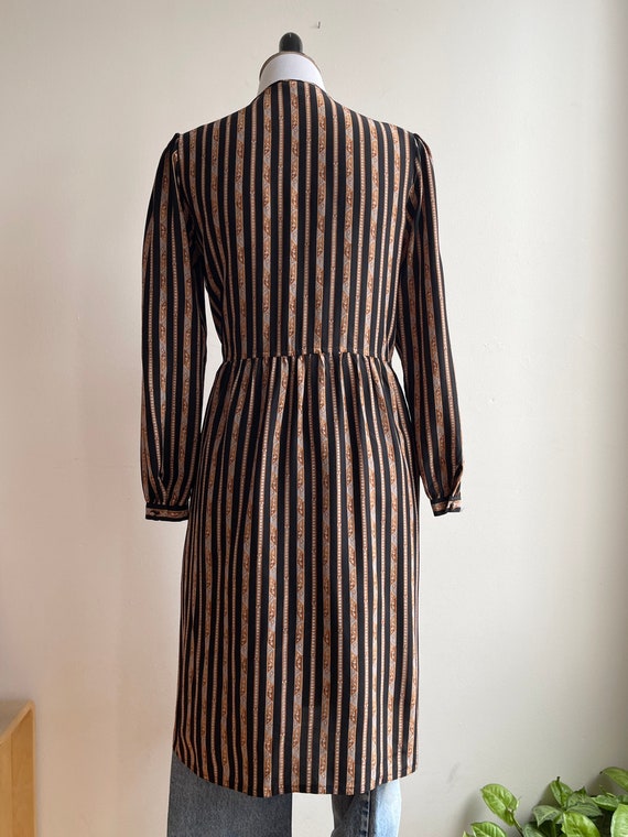 80s Maggy London Silk Wrap Dress - image 3