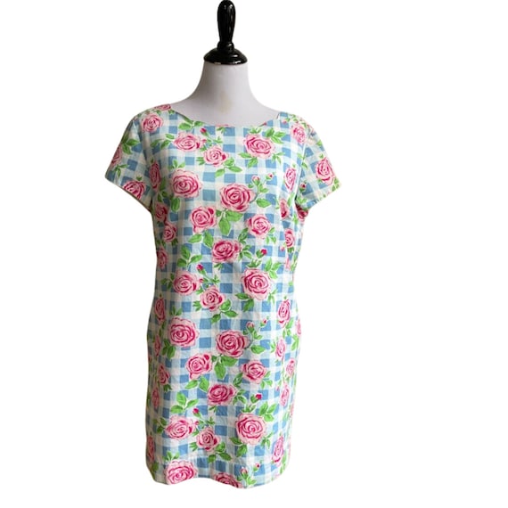 90s Waffle Weave Lilly Pulitzer Dress - image 1
