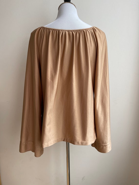 70s Oscar de la Renta Peasant Blouse - image 4