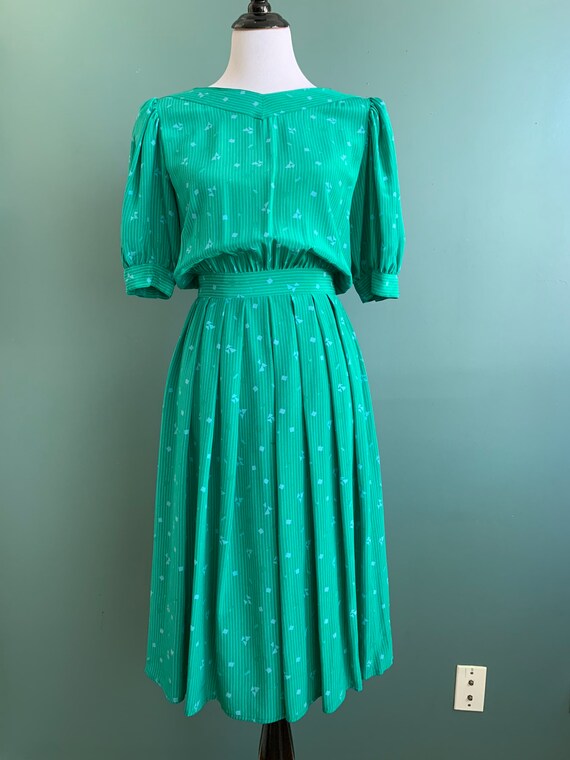 Maggy London Silk Day Dress, 26” W