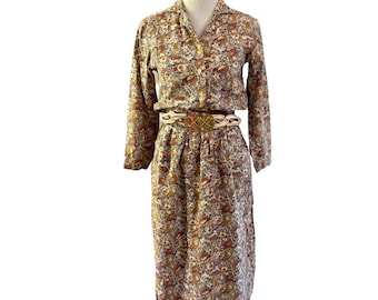 Earthtone Floral Liberty of London by Hathaway Skirt Set