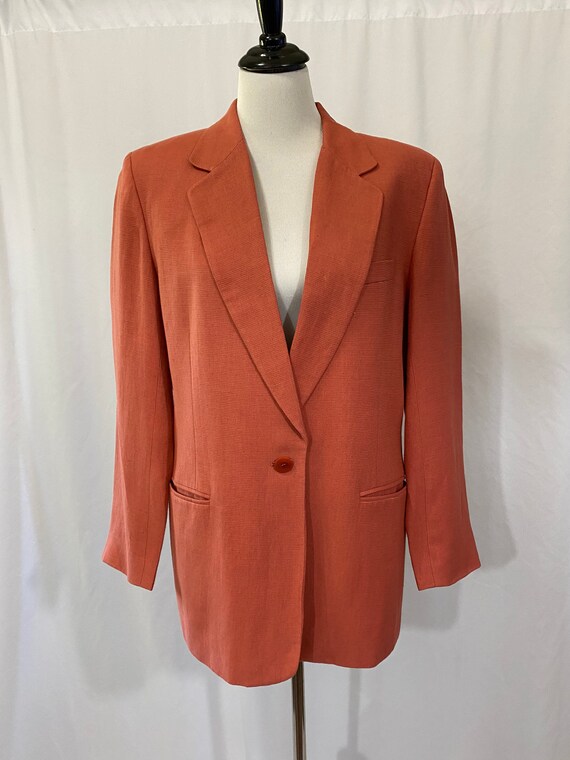 1980s Salmon Oversized JH Collectibles Union Made