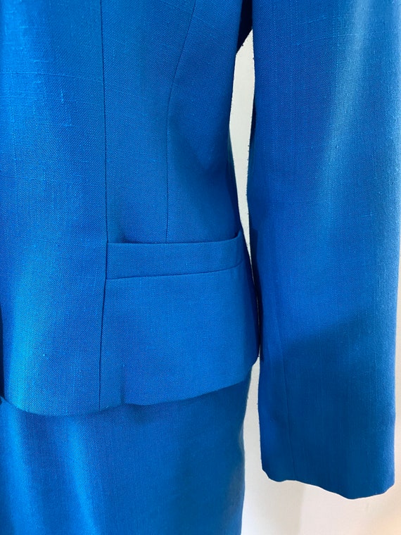 1980s Blue Prophecy Skirt Suit - image 4