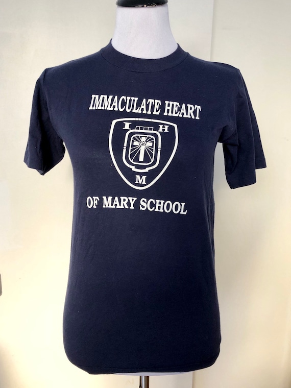Immaculate Heart of Mary School Vintage Tee, Sm