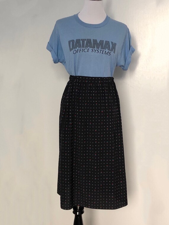 Vintage Graphic Retro Computer Nerd Tee "Datamax … - image 6