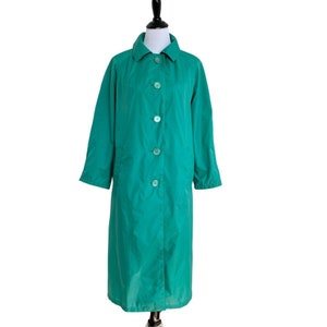 80er Alligator Lacoste Grüner Regenmantel