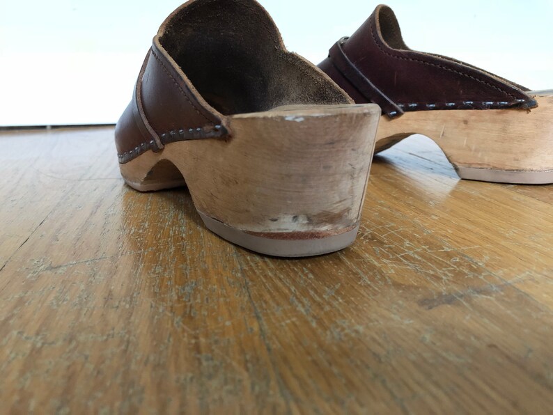 Norweign Clogs Re-soled Mahagony Leather 38