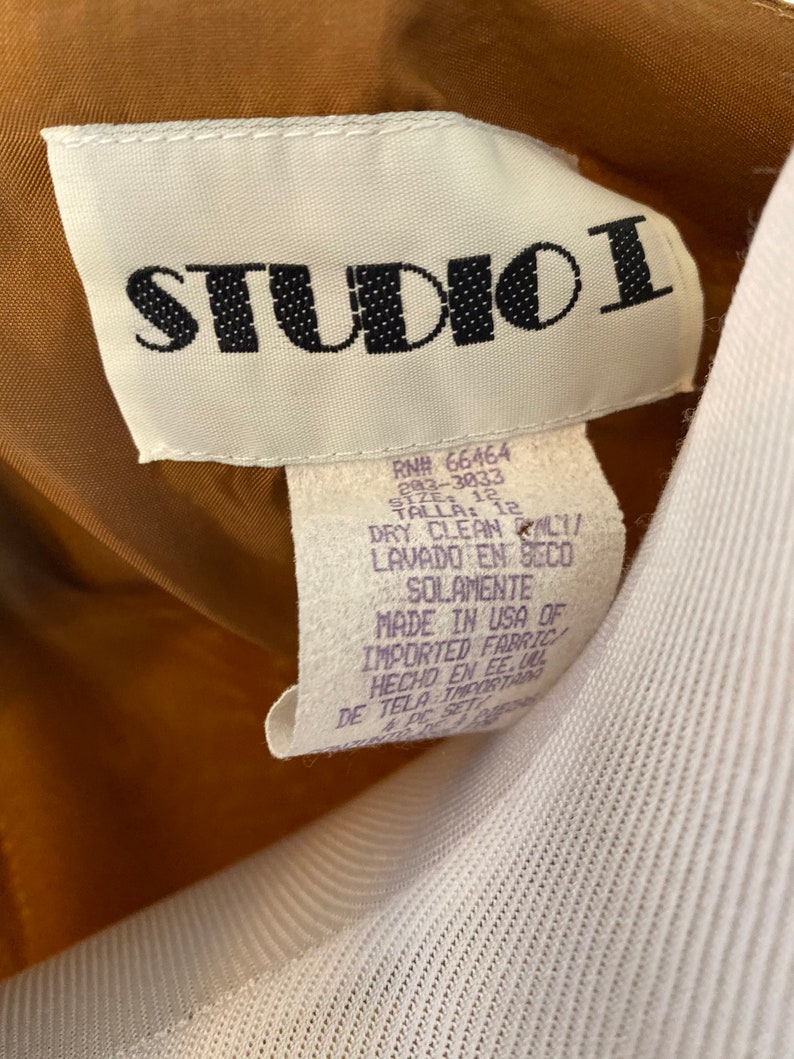 1990s Brown Houndstooth Studio I Annie Hall BlazerSize 12