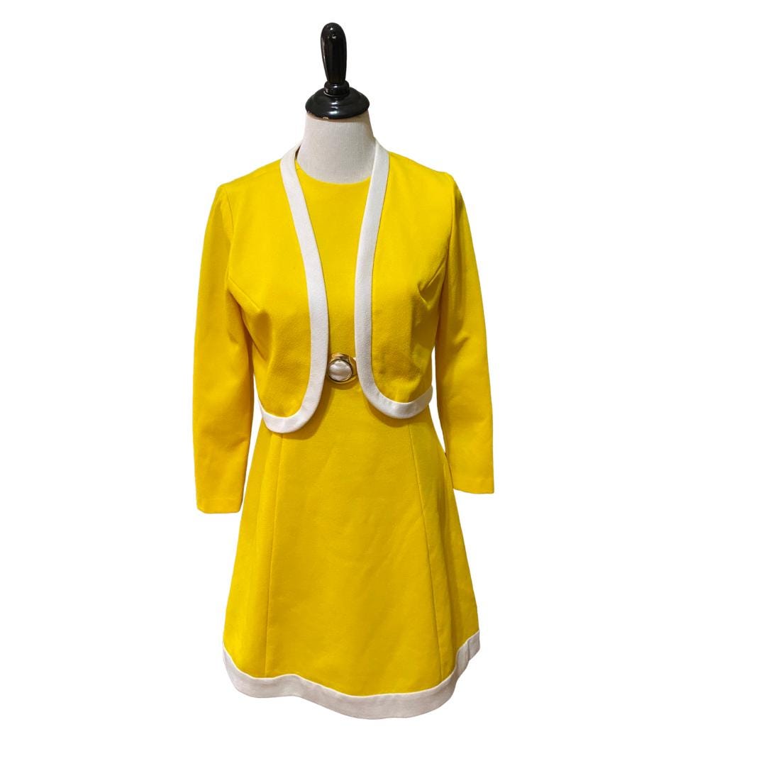 knee length dresses for ladies Elle Yellow Blazer Dress – Ellaé Lisqué