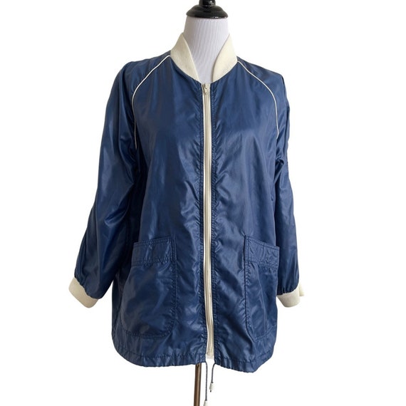 80s Wind Breaker Rain Track Jacket - Gem