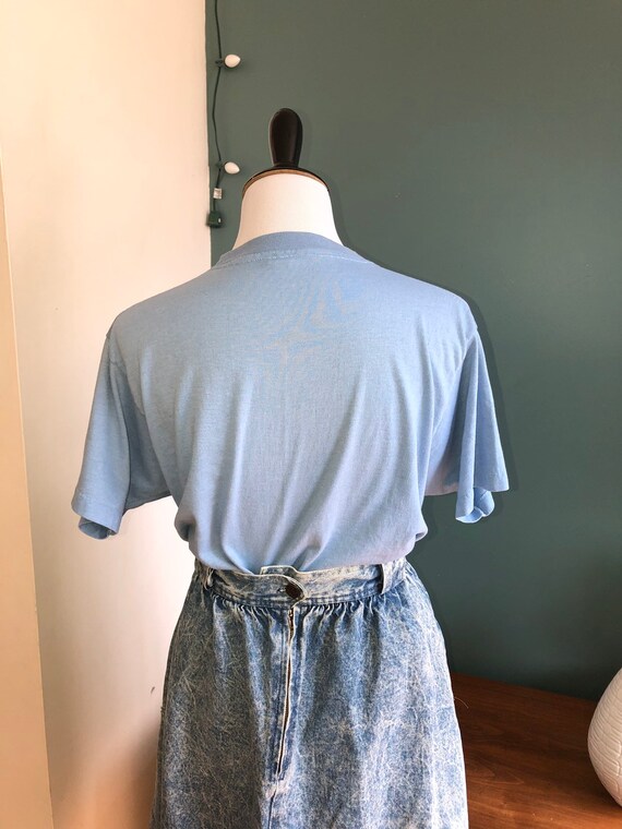 Vintage Graphic Retro Computer Nerd Tee "Datamax … - image 4