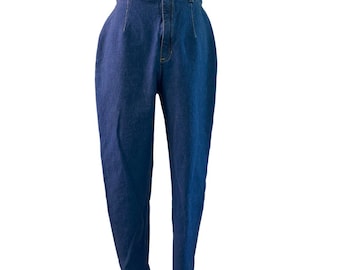 80s/90s Blue Lizwear Denim Stirrup Pants