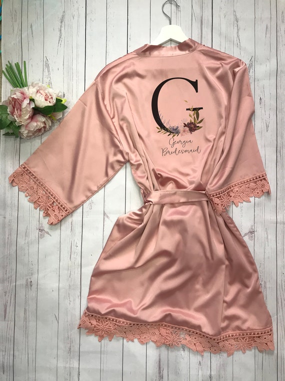 etsy bridesmaid dressing gowns