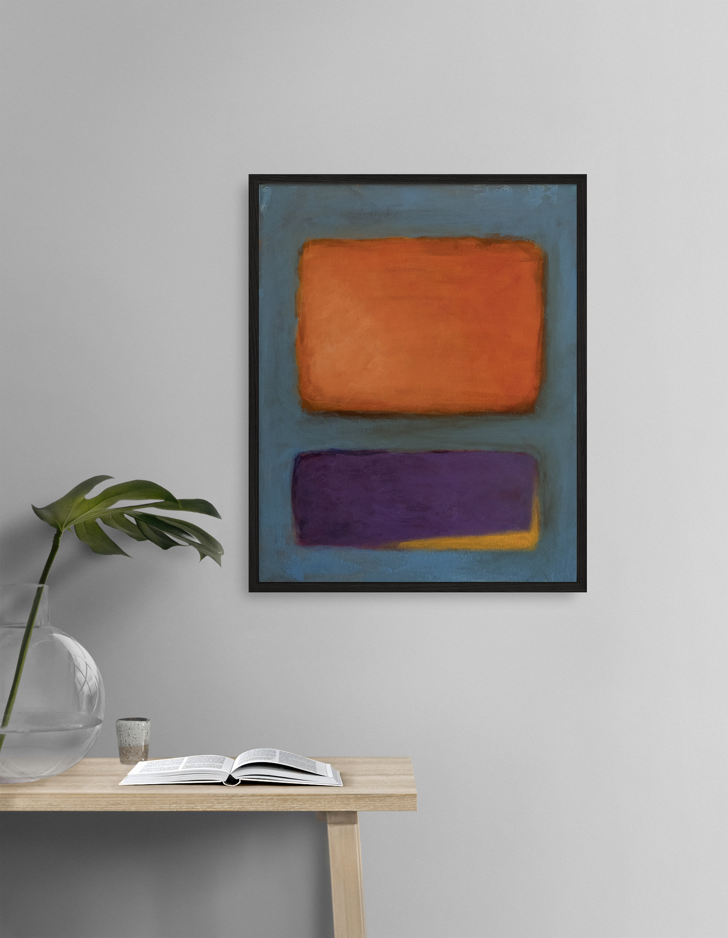 Mark Rothko Printable Mark Rothko Style Abstract Printable Wall Art, Downloadable Abstract ...