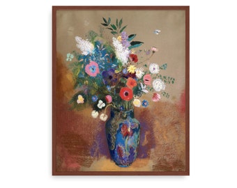 vintage Odilon Redon Pastel Wall Art, Imprimable Bouquet de Fleurs TÉLÉCHARGEABLE, Art vintage imprimable, Fine Art, Art mural, Idée cadeau, Décor