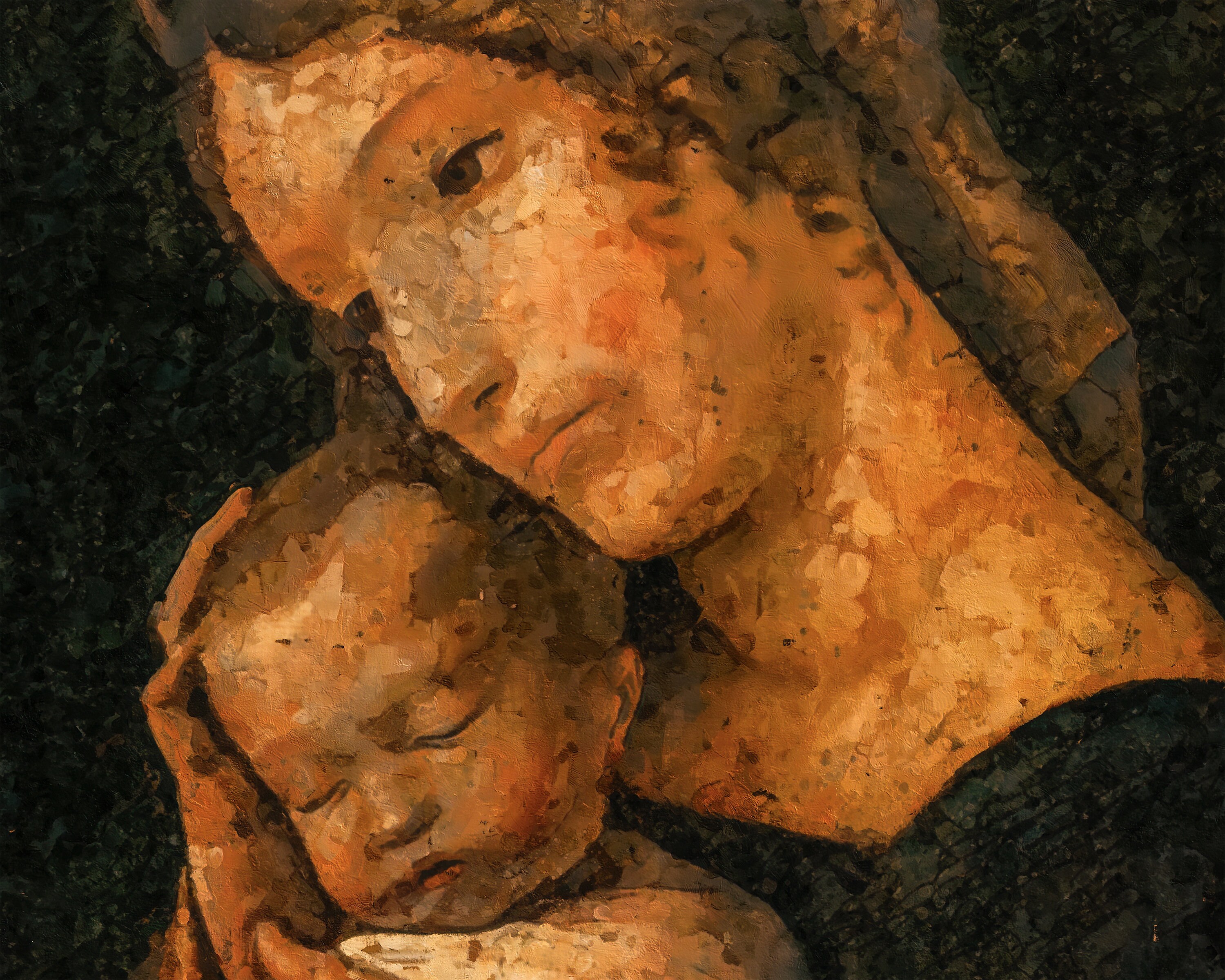 Madonna and Child Digital Printable Art Christian Art Baby - Etsy