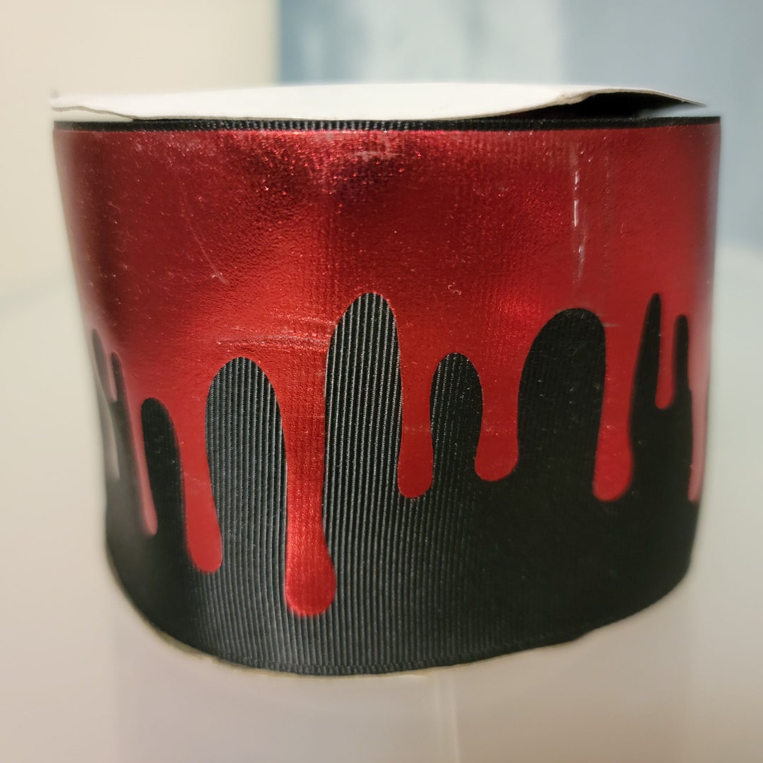 Blood Drip Foil on Black 3