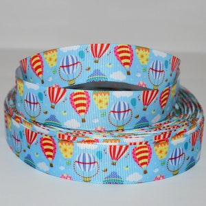 Heißluftballons 2,3 cm Ripsband