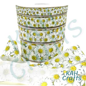 Daisy Ripsband Sie wählen Breite