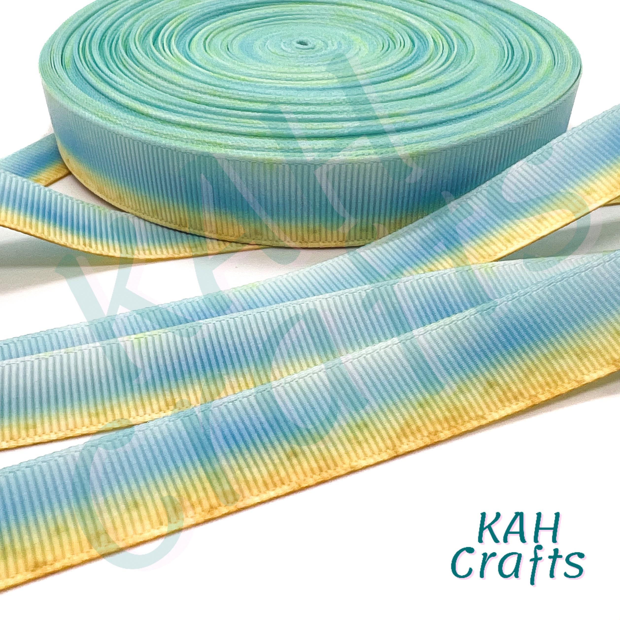 USDR Beach Sand to Water Yellow to Blue Ombre Color Fade Double Sided ...
