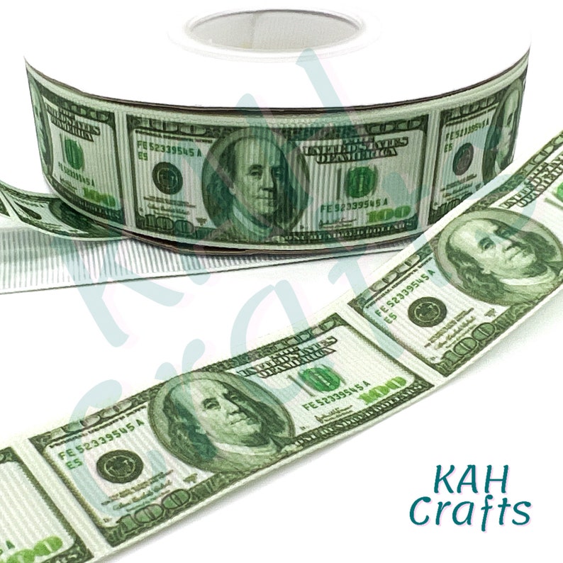 Currency Notes Packing Ribbons Money Dollar Bills Hundreds 7/8