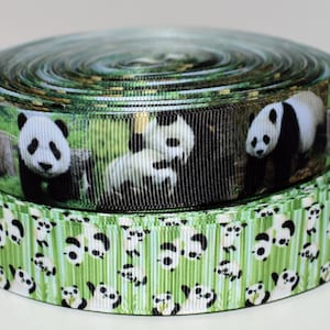 Fita de gorgurão Panda 1" que você escolhe