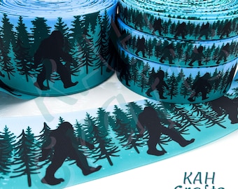 USDR Big Foot in the Forrest Grosgrain Ribbon You Choose Width