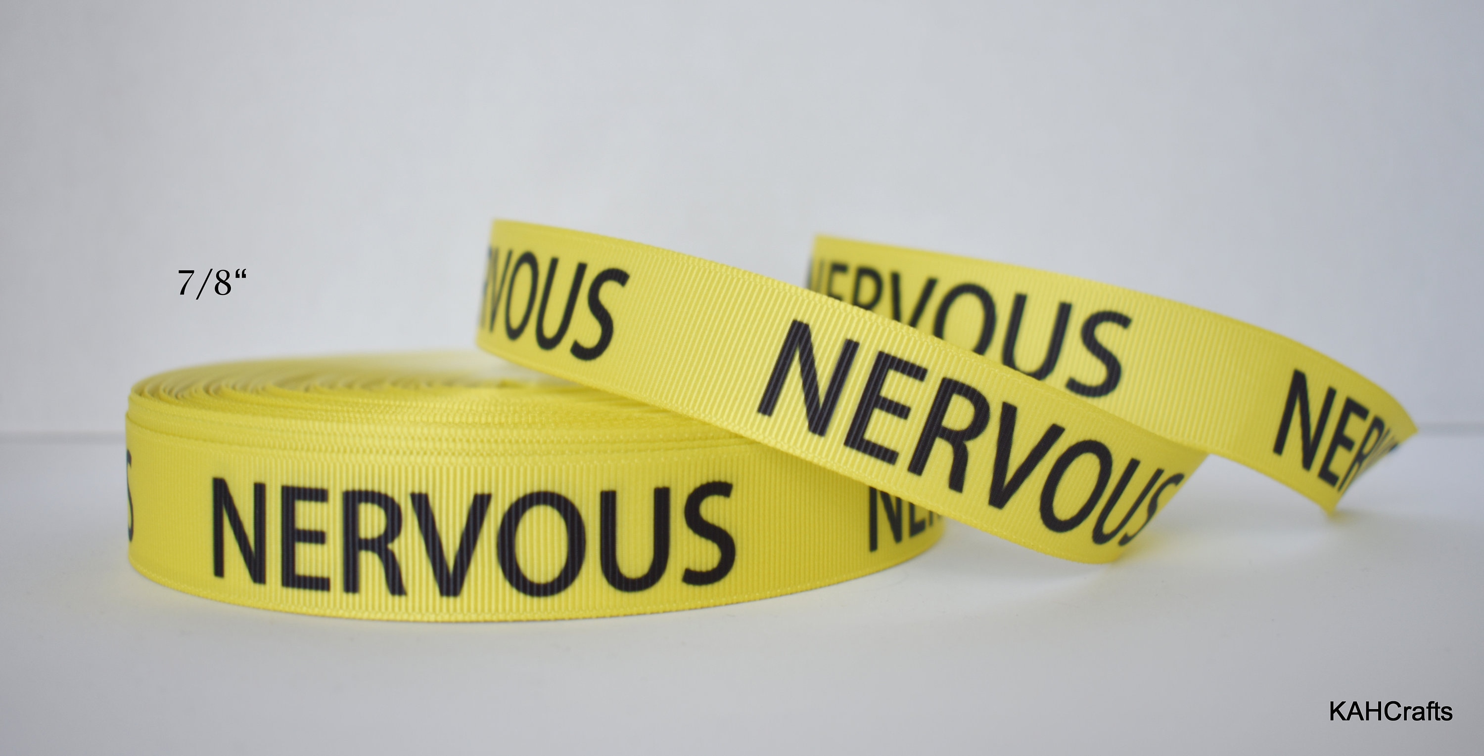 Nervous Dog Cat Pet Grosgrain Ribbon You Choose Width Etsy