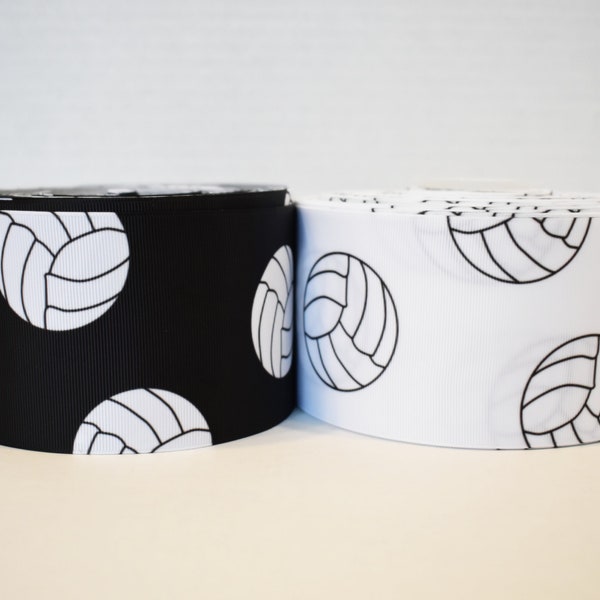 Volleyball 3" Grosgrain Ribbon You Choose